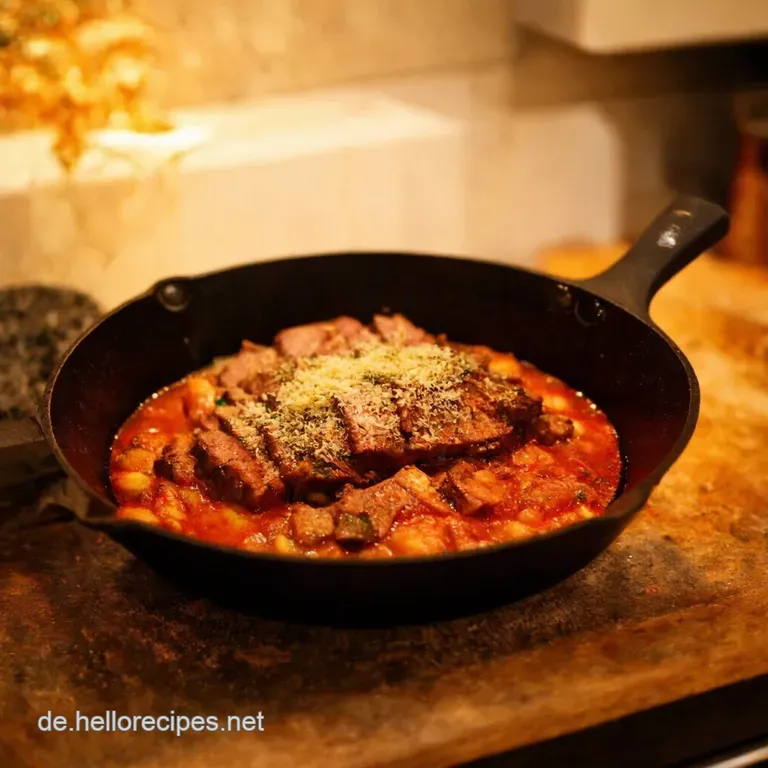 Blitzhackfleischpfanne Mit Reis presentation