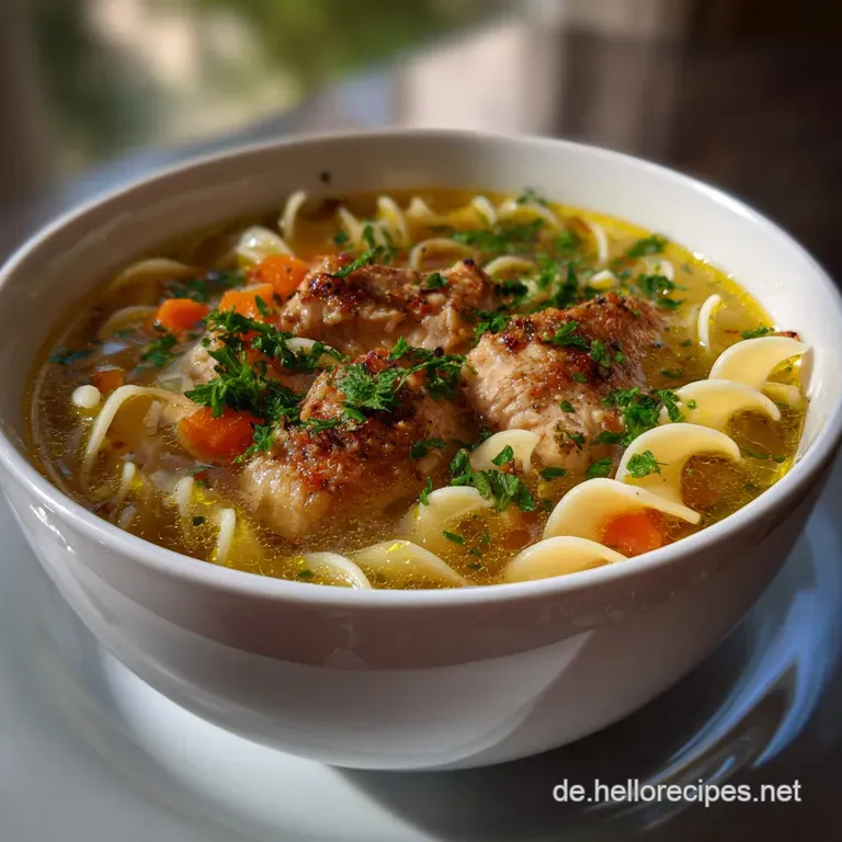 BlitzHhnerNudelSuppe Fertig in nur 30 Minuten: Oma-Geschmack