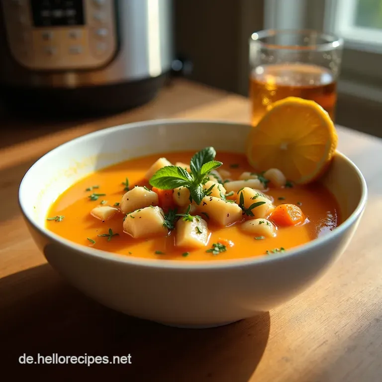 Blitzh&uuml;hnersuppe Aus Dem Instant Pot presentation