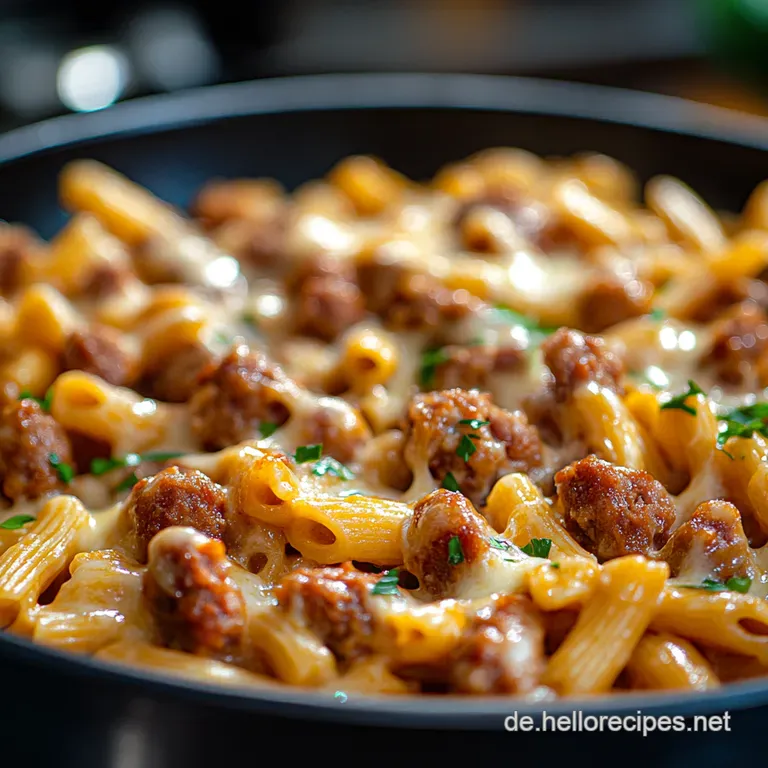 BlitzPasta One Pot Cheesy Sausage Pasta in 30 Min