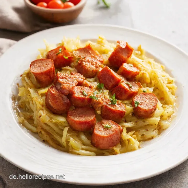 BlitzKrautpfanne mit Wurst 30 Minuten Genuss