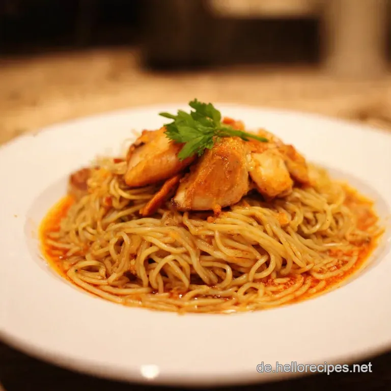 Blitzramen Mit H&auml;hnchen Asien in 30 Minuten presentation