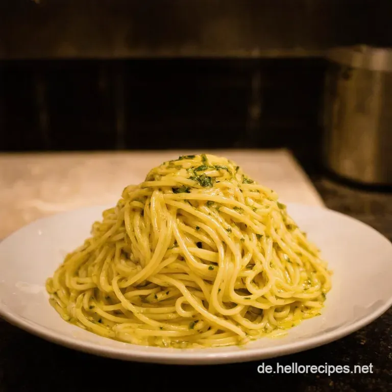 Blitzspaghetti Aglio E Olio Knoblauchpower in 25 Minuten presentation