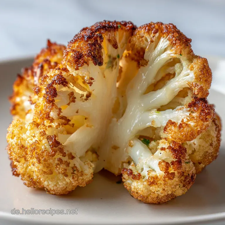 Blumenkohl Hei&szlig;luftfritteuse: Kross & W&uuml;rzig