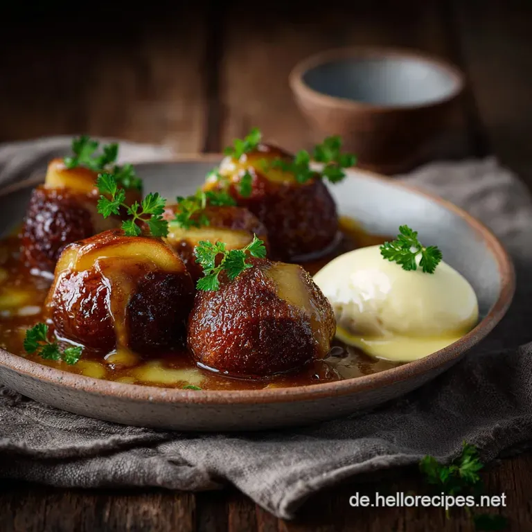 Bratapfel mit Vanilleso&szlig;e: Der samtene Winter-Klassiker