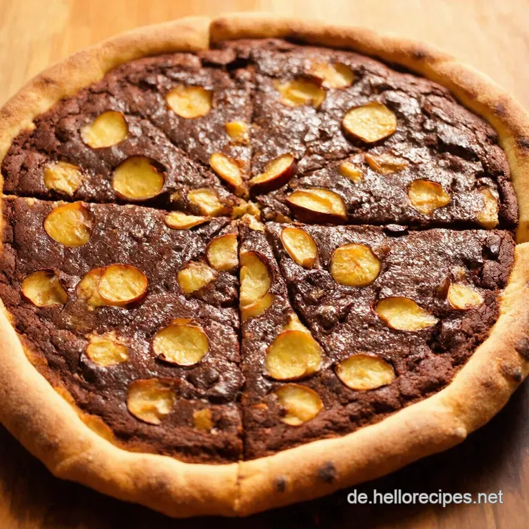 Brownie Obst Pizza Ein St&uuml;ck Vom Sommergl&uuml;ck presentation