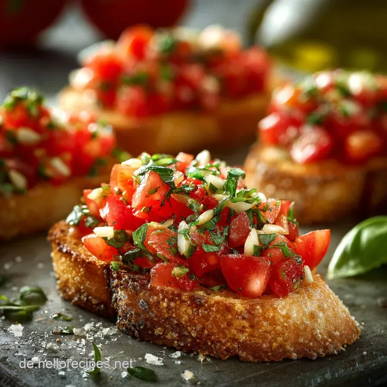 Bruschetta Mit Tomaten Und Knoblauch: Das Beste Vom Italienischen Sommer presentation