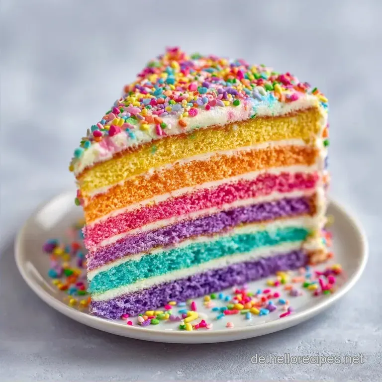 Bunter Kinder Geburtstagskuchen: Samtiges Frosting