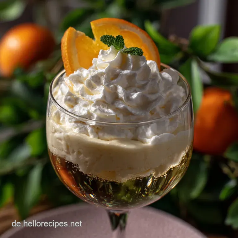 Champagner Mascarpone Dessert mit Crunch