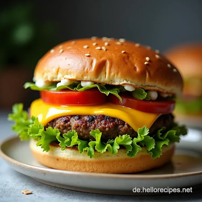 Cheeseburger Fr&uuml;hlingsrollen Der ultimative PartySnack