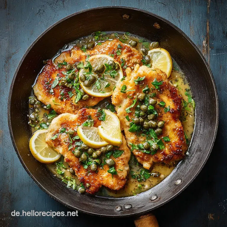 Chicken Piccata: Zartes H&auml;hnchen mit spritziger Zitronen-Kapern-Sauce