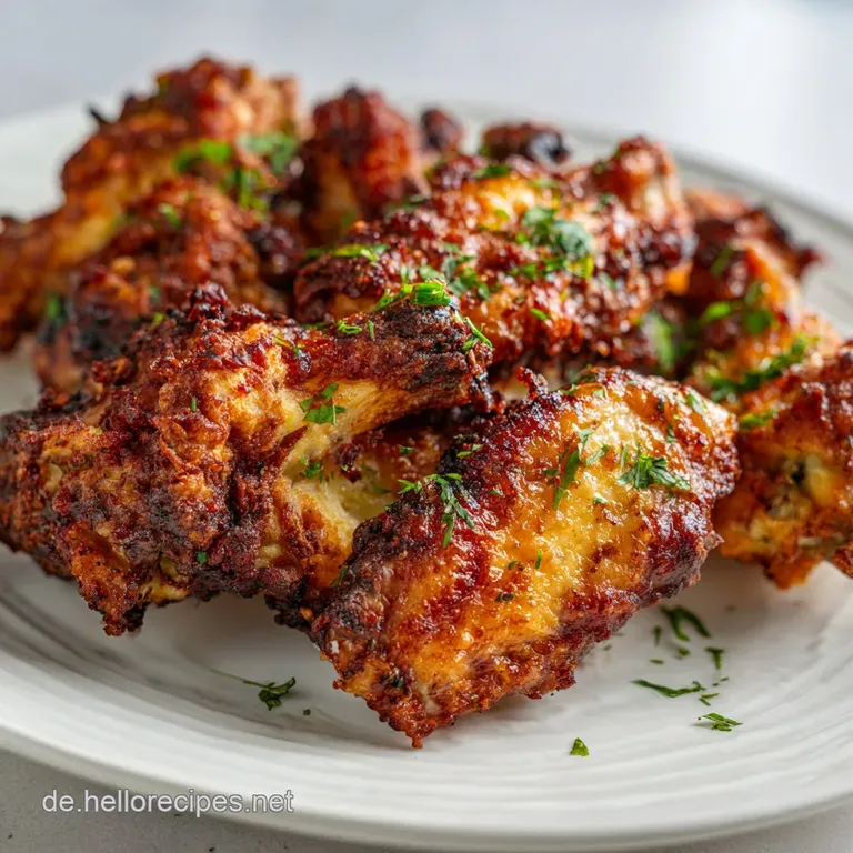 Chicken Wings Hei&szlig;luftfritteuse: Knusprig & Schnell