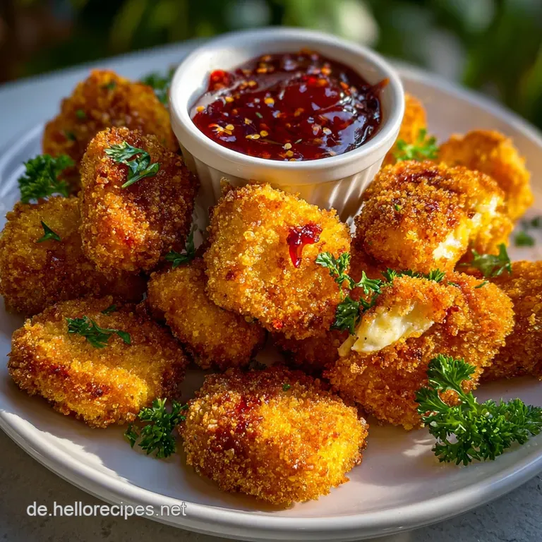 Chili-Cheese-Nuggets: Splitternd Knusprig