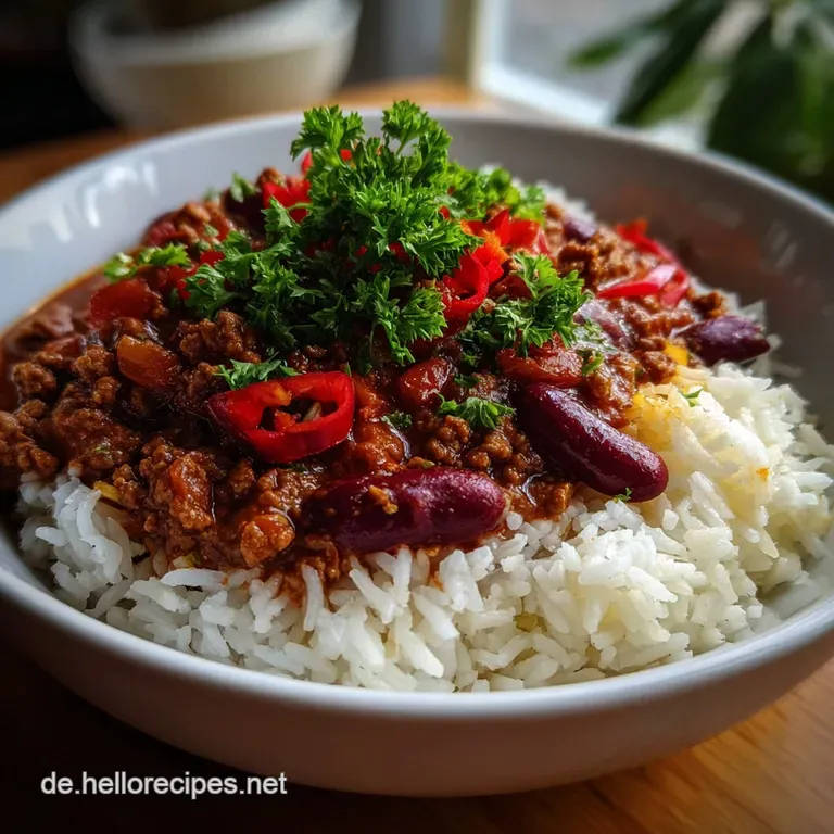 Chili Con Carne Mir Reis Schnell: in 30 Minuten Fertig presentation