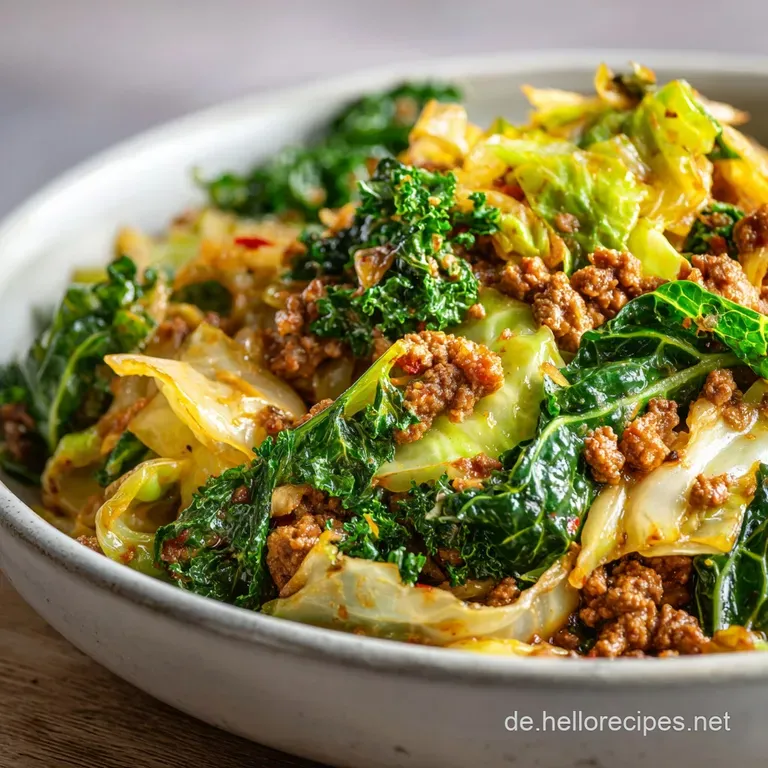 Chinakohl mit Hackfleisch: Pfannengericht in 30 Min.