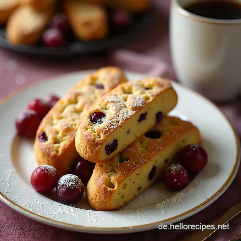 Mein perfektes CranberryPistazienBiscotti Rezept Einfach Knusprig
