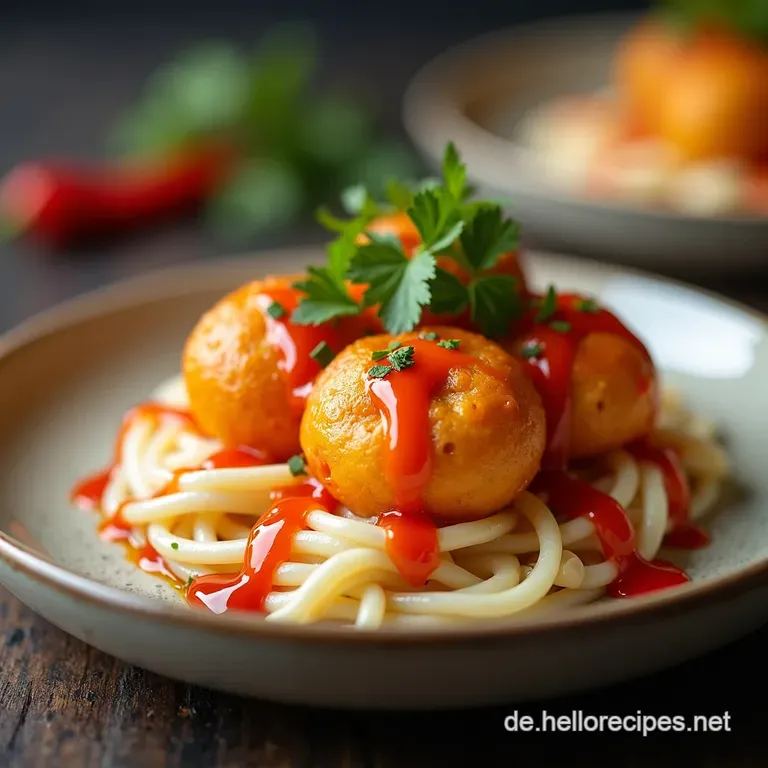 Cremige Gochujang Gl&uuml;cksnudeln