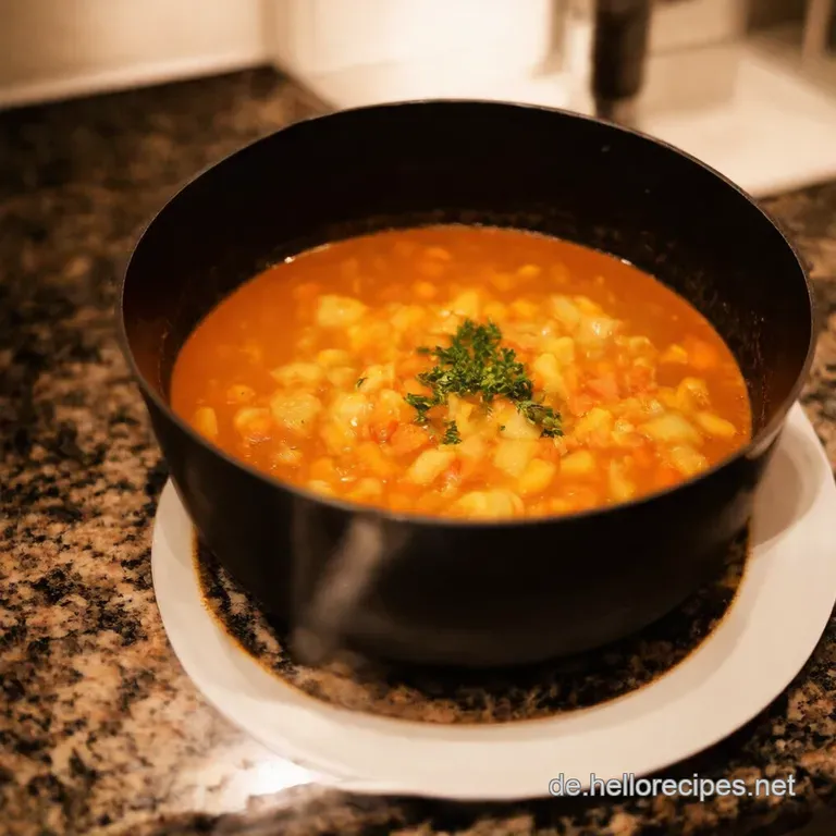 Cremige Karottenlinsensuppe Aus Einem Topf presentation