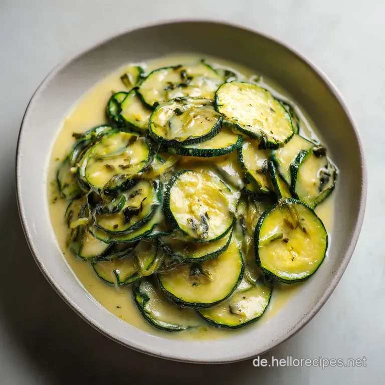Low-Carb-Zucchini: Cremige Pfanne