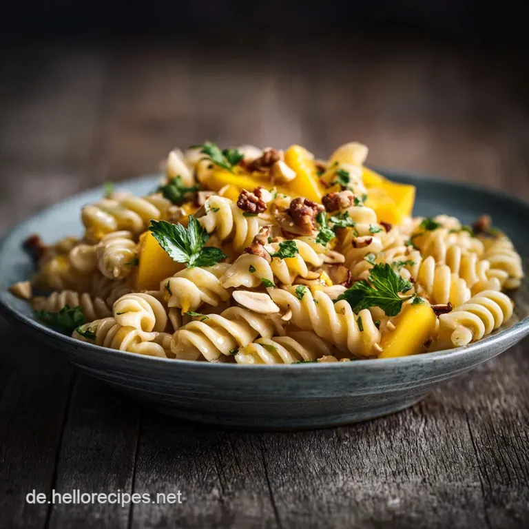 Cremige MangoErdnussPasta Das Blitzgericht mit AsiaTwist