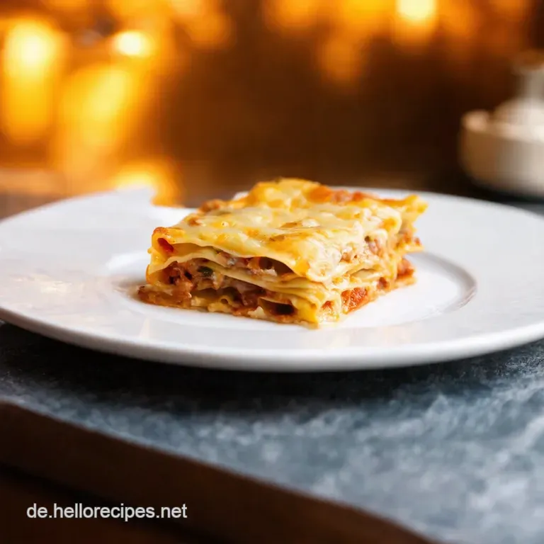 Cremige Wei&szlig;e So&szlig;e Lasagne Neu Interpretiert presentation