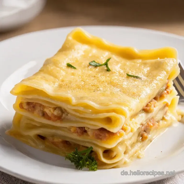 Cremige Weiße Soße Lasagne neu interpretiert