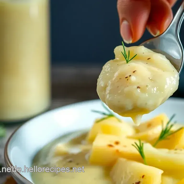 Cremige Zitronen-Dill-Soße zu Lachs