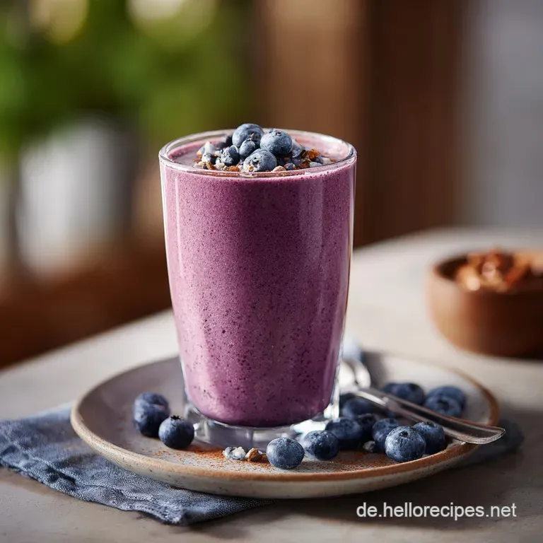 Blueberry Smoothie: Cremig und Erfrischend