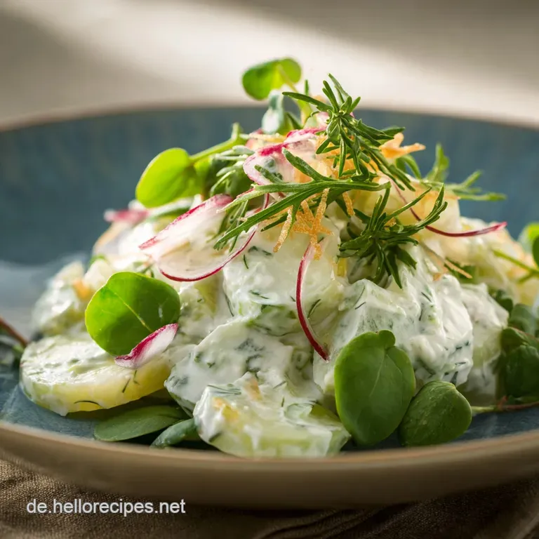 Cremiger Gurkensalat: Das ultimative Rezept mit Schmand und Dill