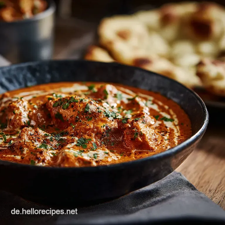 Chicken Tikka Masala: Der Perfekte Schmelz Mit Saftigem Joghurt-H&auml;hnchen presentation