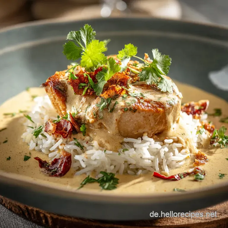 Putenfrikassee mit Reis: Das cremige hausgemachte Familienessen