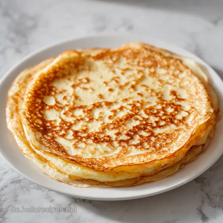 Delicate crepes elegantly folded on a white plate, drizzled with dark chocolate sauce and topped with vibrant fresh raspbe...