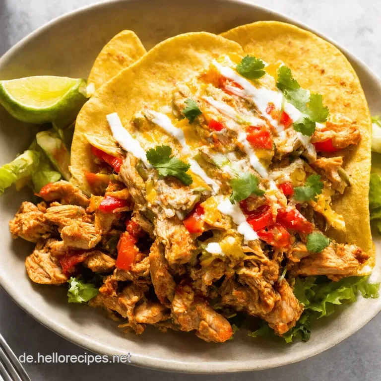 Crockpot Chicken Fajitas Fiesta f&uuml;r Faule