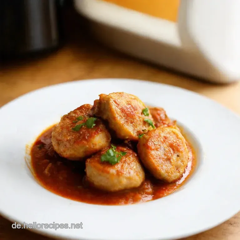 Crockpot Hawaiianische Fleischb&auml;llchen presentation