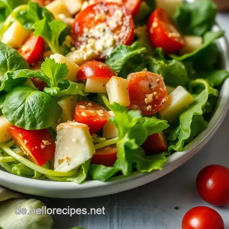 Das Perfekte Grüne Salatdressing presentation