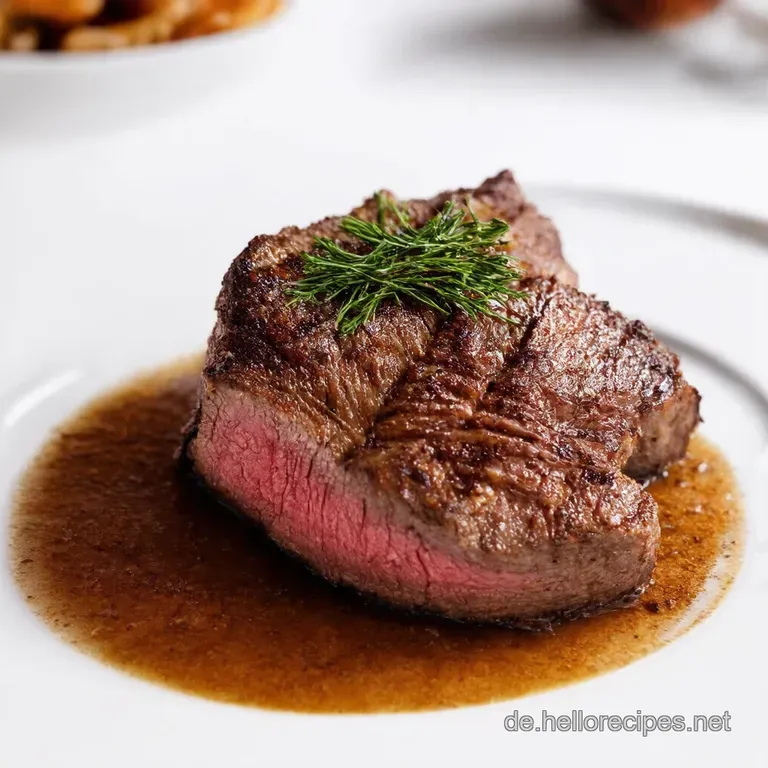 Steak perfekt Wie lange braucht ein Steak in der Heißluftfritteuse