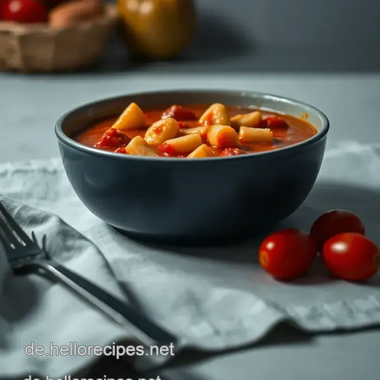 DDR-Klassiker: Tomatensoße mit Ketchup presentation