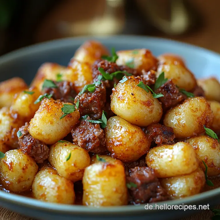 Deftige KartoffelHackfleischPfanne Mein Familienrezept