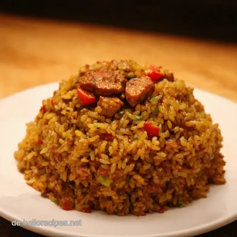 Deftiger Dirty Rice Mit Rinderhack presentation