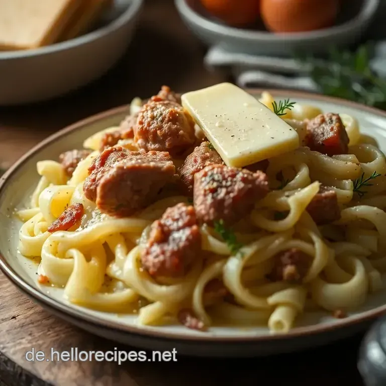 Deftiger Weißkohl-Hackfleisch-Auflauf mit viel Käse presentation