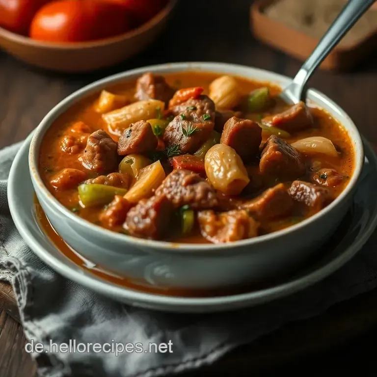 Deftiges Ungarisches Paprikagulasch &ndash; Einfach Wie Bei Oma! presentation