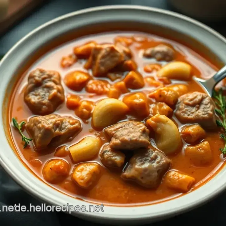 Deftiges Ungarisches Paprikagulasch &ndash; Einfach wie bei Oma!