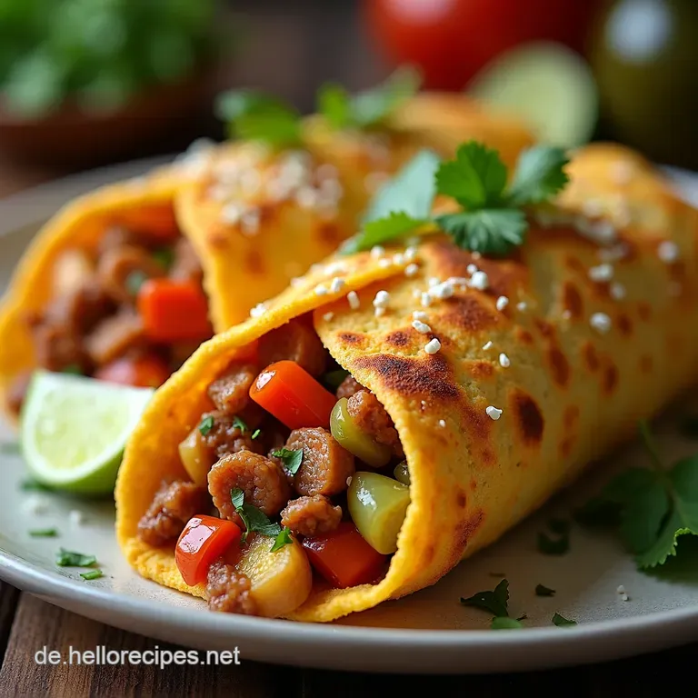 Der Knusprige TacoCrunchwrap Geschmacksexplosion garantiert