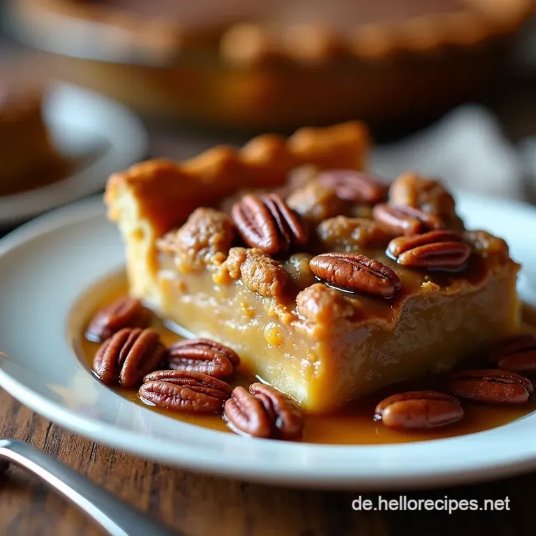 Der Sündige Südstaatentraum PekannussKaramellKuchenauflauf presentation