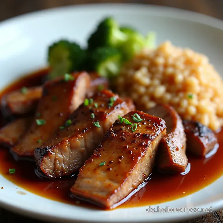 Super Zart Koreanischer Schmorbraten UmamiGeschmack mit BirnenTrick