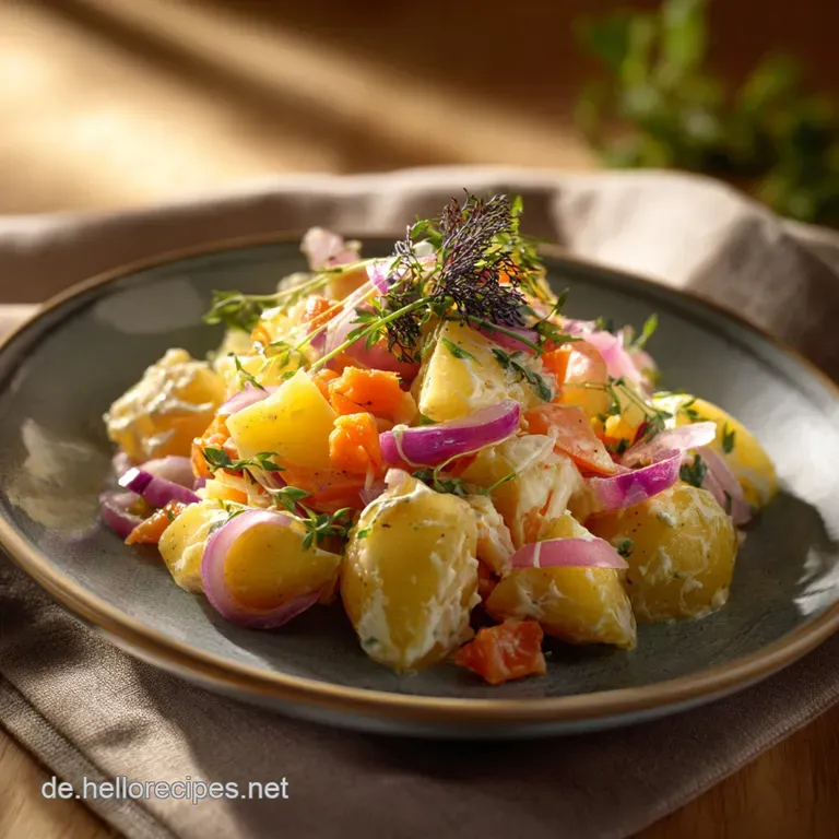 Schw&auml;bischer Kartoffelsalat: Lauwarm Herzhaft Und Wie Von Oma Gemacht presentation