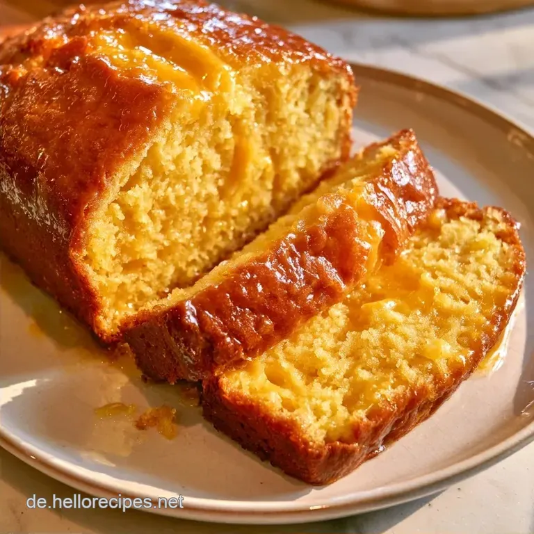 Eiercreme-Kuchen aus der Kastenform