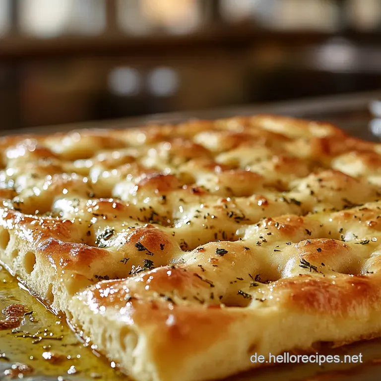 Einfache BlitzFocaccia Heute gebacken heute genossen presentation