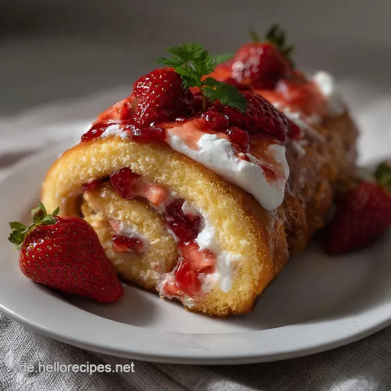 Erdbeerroulade Rezept Einfach Herrlich Fruchtig: Die Sommerrolle