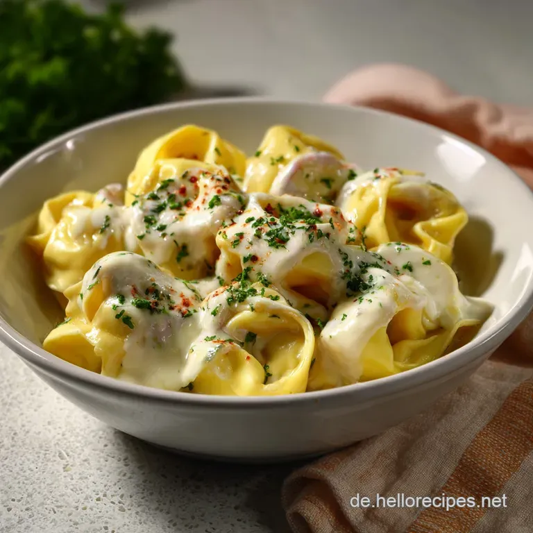 Tortellini alla Panna Ein einfaches Rezept: Blitzschnell & Lecker